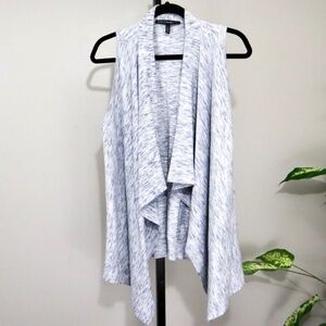 White House Black Market Sweater Gray Flowy Shrug  Size: Small